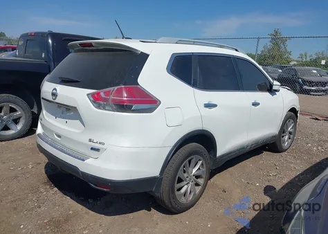 2014 Nissan Rogue Sl из США, поврежденный, VIN 5N1AT2MV0EC767832